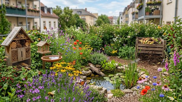 Comment favoriser la biodiversité dans un jardin urbain?