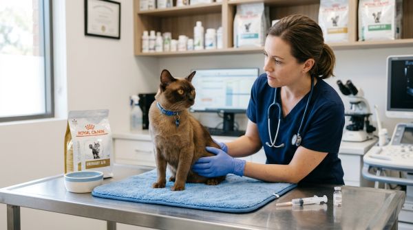 Comment traiter et prévenir les infections urinaires chez un chat de race Burmese?