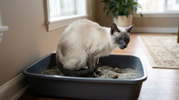 Quels sont les signes pr�curseurs d'une infection urinaire chez un chat de race Siamois ?